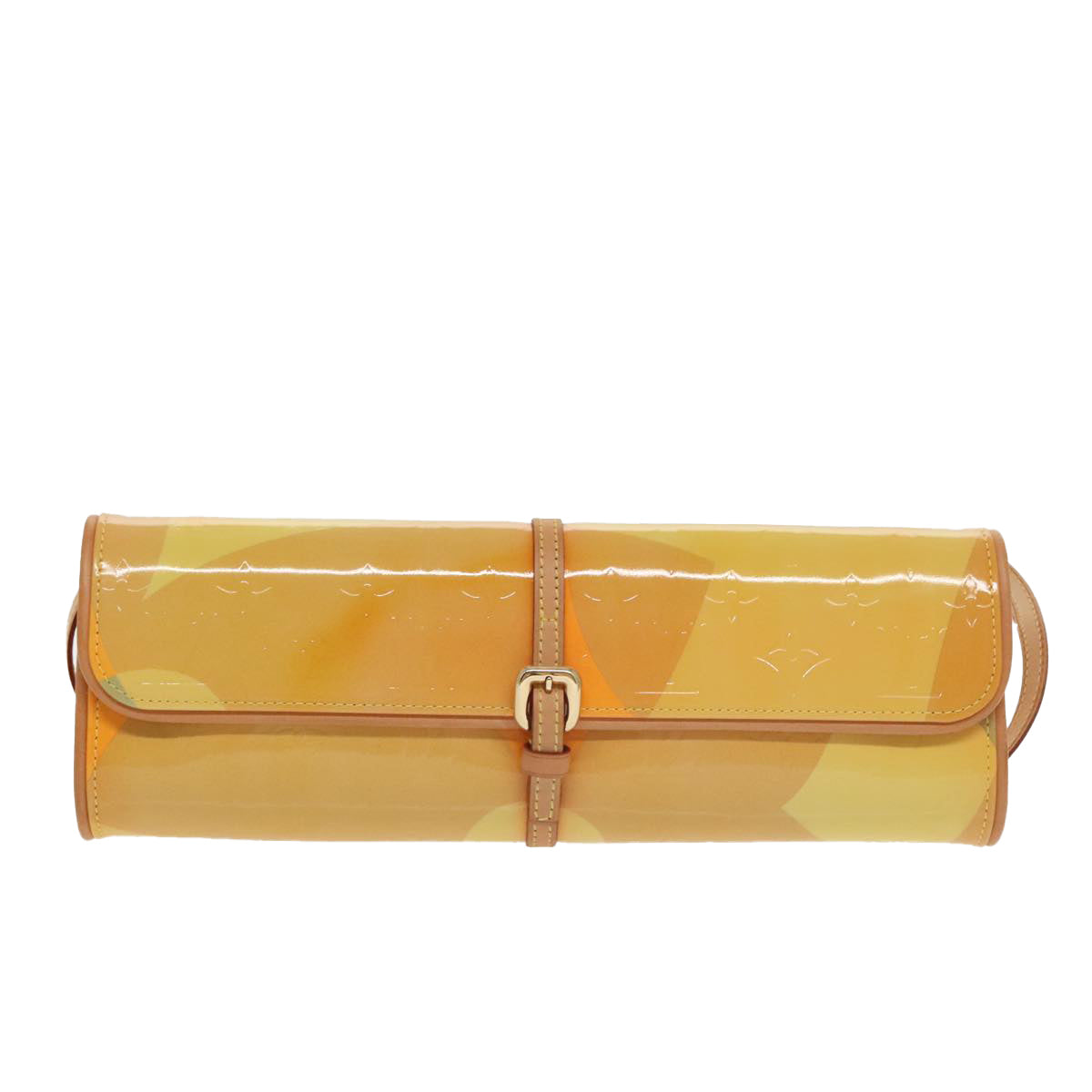 Louis Vuitton Fleur Yellow Patent Leather Shoulder Bag (Pre-Owned)