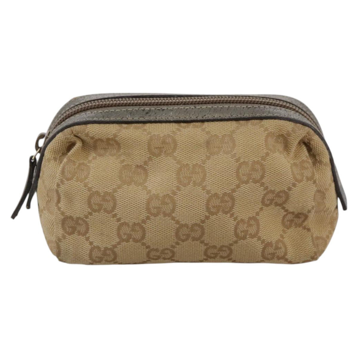 Gucci Gg Canvas Beige Canvas Clutch Bag (Pre-Owned)