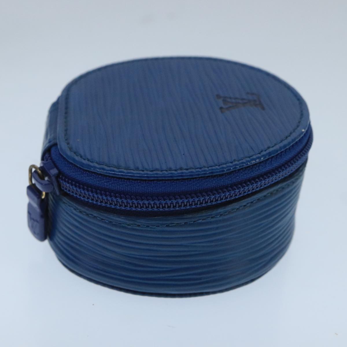Louis Vuitton Ecrin Blue Leather Wallet  (Pre-Owned)