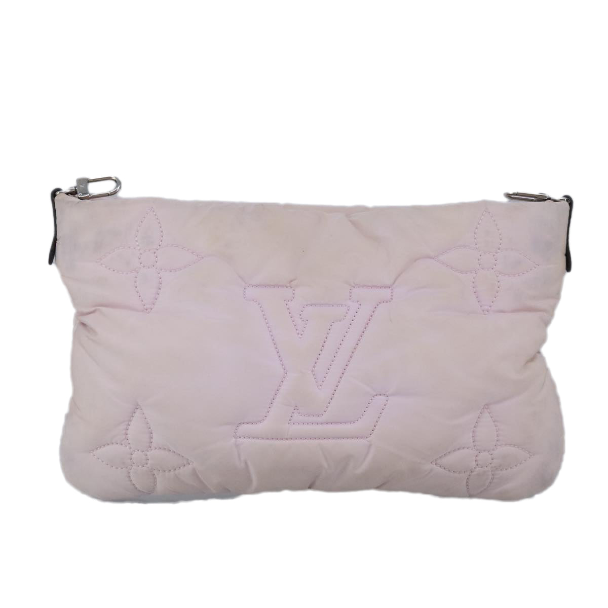 Louis Vuitton Multi Pochette Accessoires Pink Synthetic Shoulder Bag (Pre-Owned)
