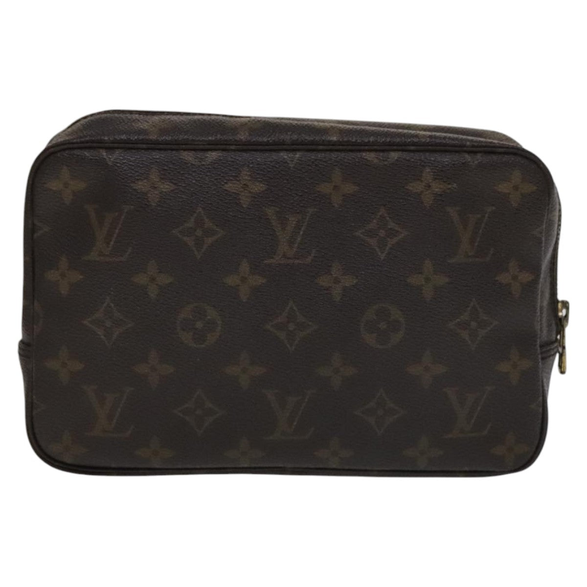 Louis Vuitton Trousse De Toilette Brown Canvas Clutch Bag (Pre-Owned)