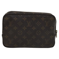 Louis Vuitton Trousse De Toilette Brown Canvas Clutch Bag (Pre-Owned)