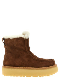Prada Women Suede Ankle Boots