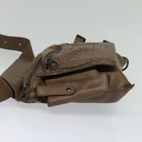 Bottega Veneta Intrecciato Brown Leather Shoulder Bag (Pre-Owned)