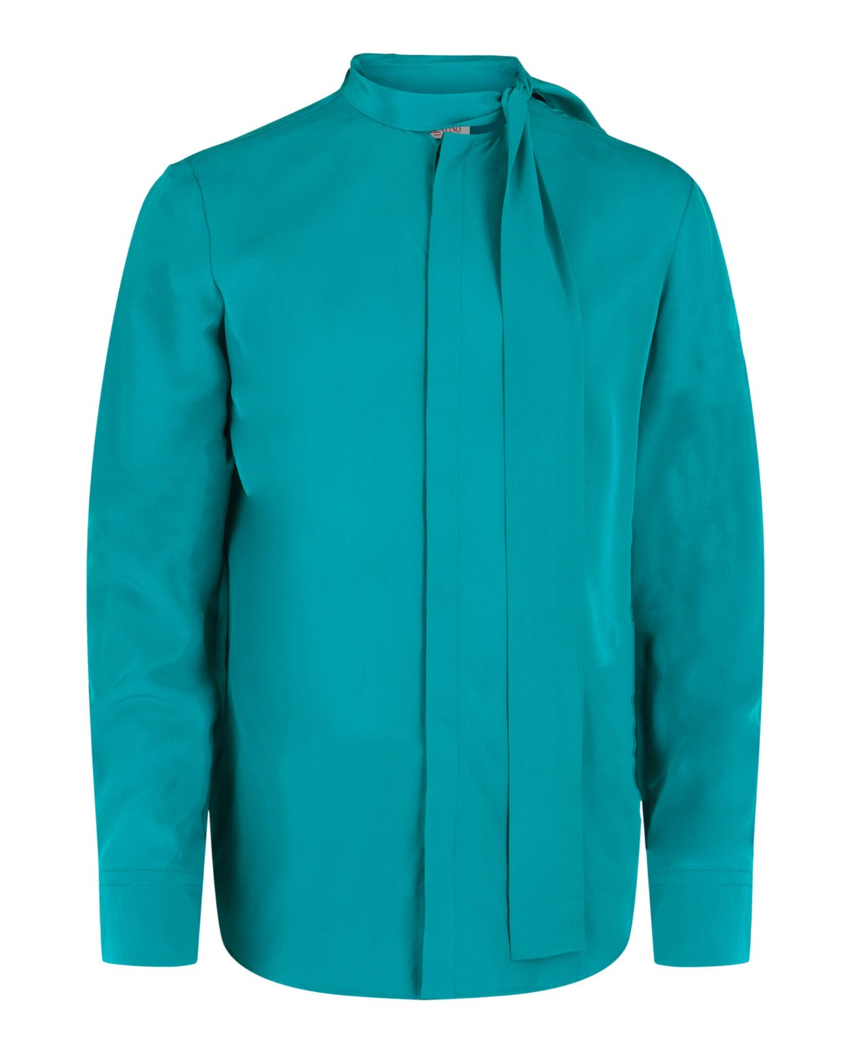 Valentino Valentino Mens Tie Collar Silk Shirt