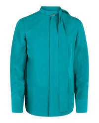 Valentino Valentino Mens Tie Collar Silk Shirt
