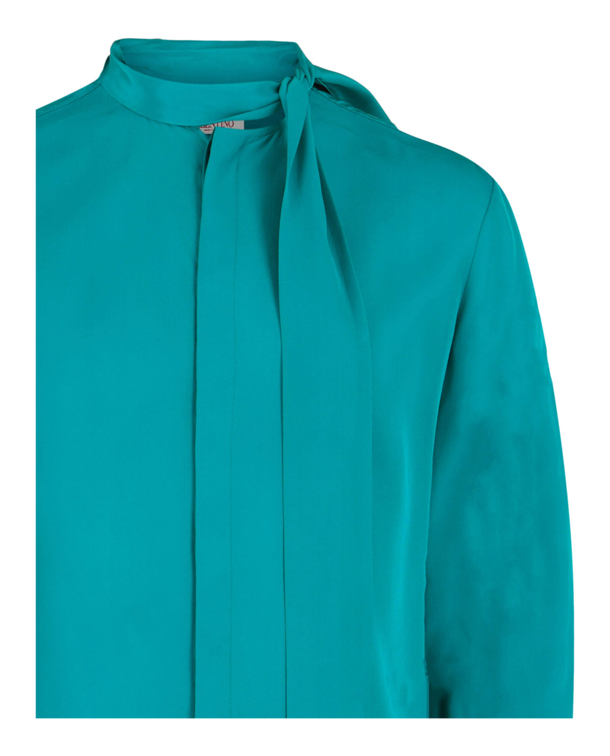 Valentino Valentino Mens Tie Collar Silk Shirt