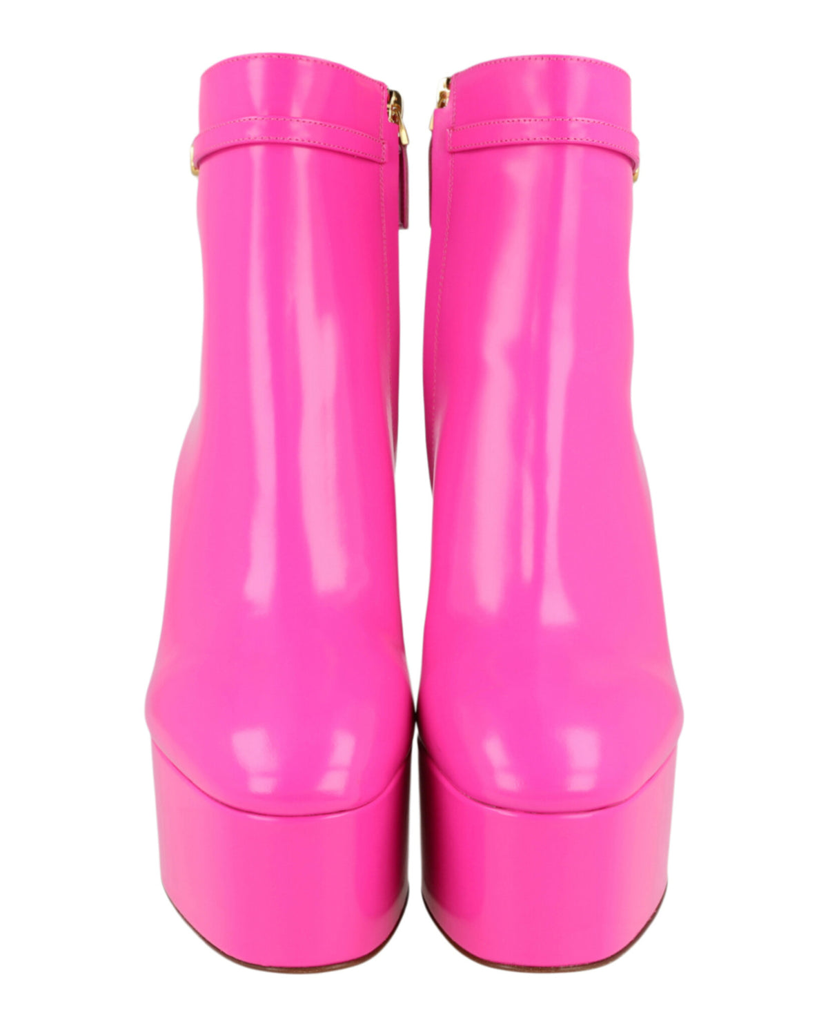 Valentino Valentino Womens Tan-Go Platform Leather Boots