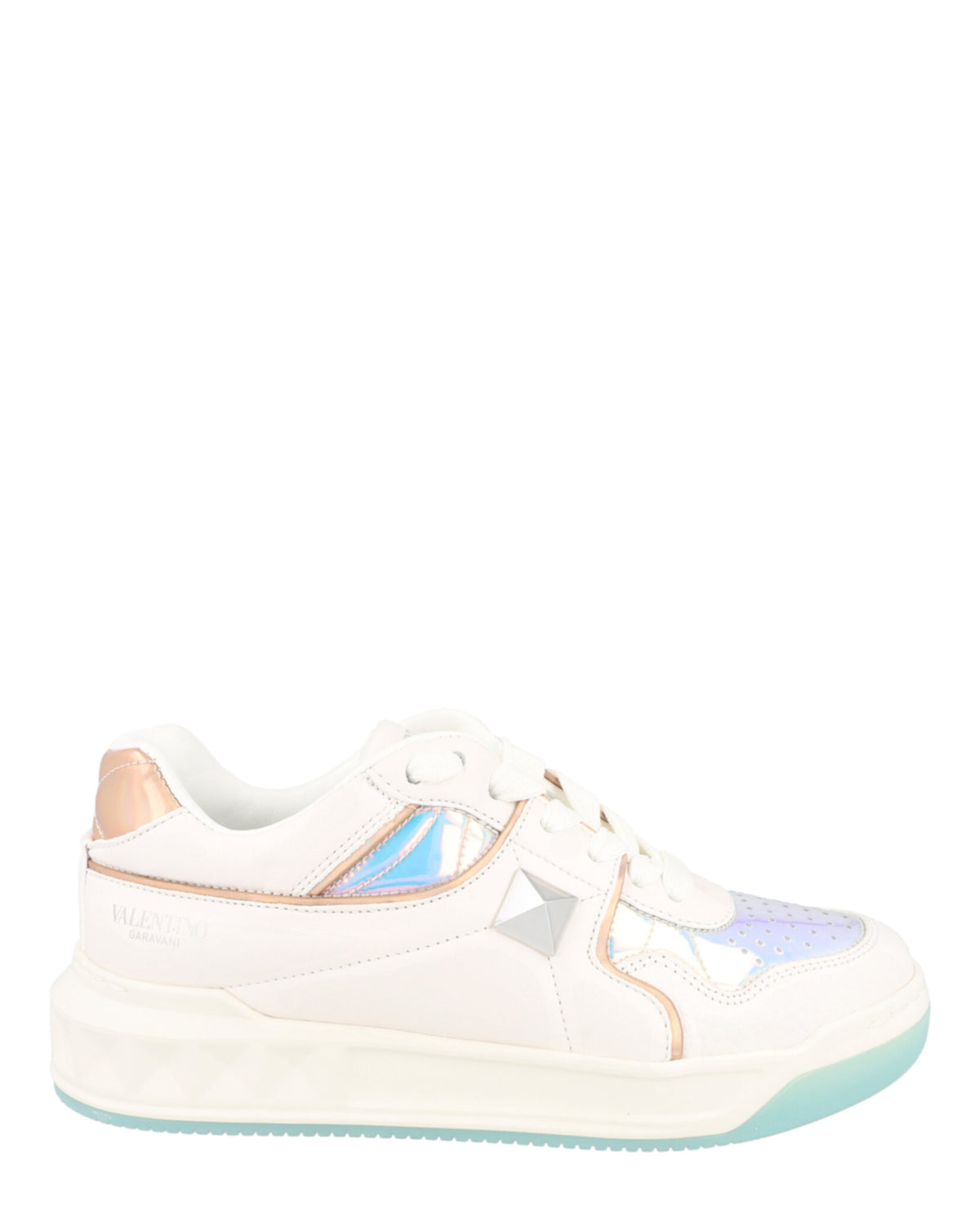 Valentino Valentino Womens One Stud Low-Top Sneakers