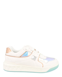 Valentino Valentino Womens One Stud Low-Top Sneakers