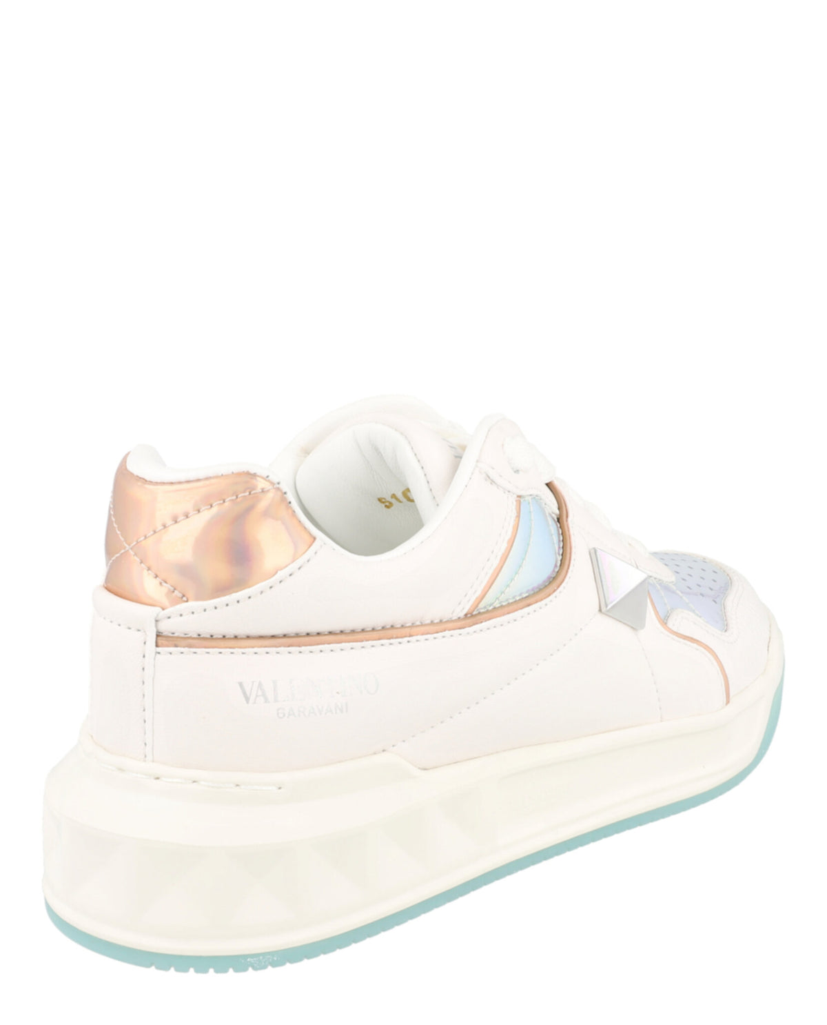 Valentino Valentino Womens One Stud Low-Top Sneakers