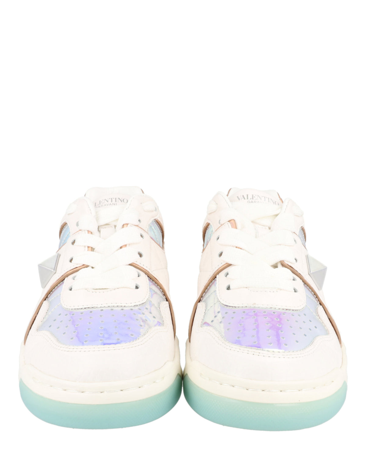 Valentino Valentino Womens One Stud Low-Top Sneakers