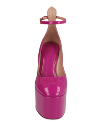 Valentino Valentino Womens Tan-Go Platform Pumps