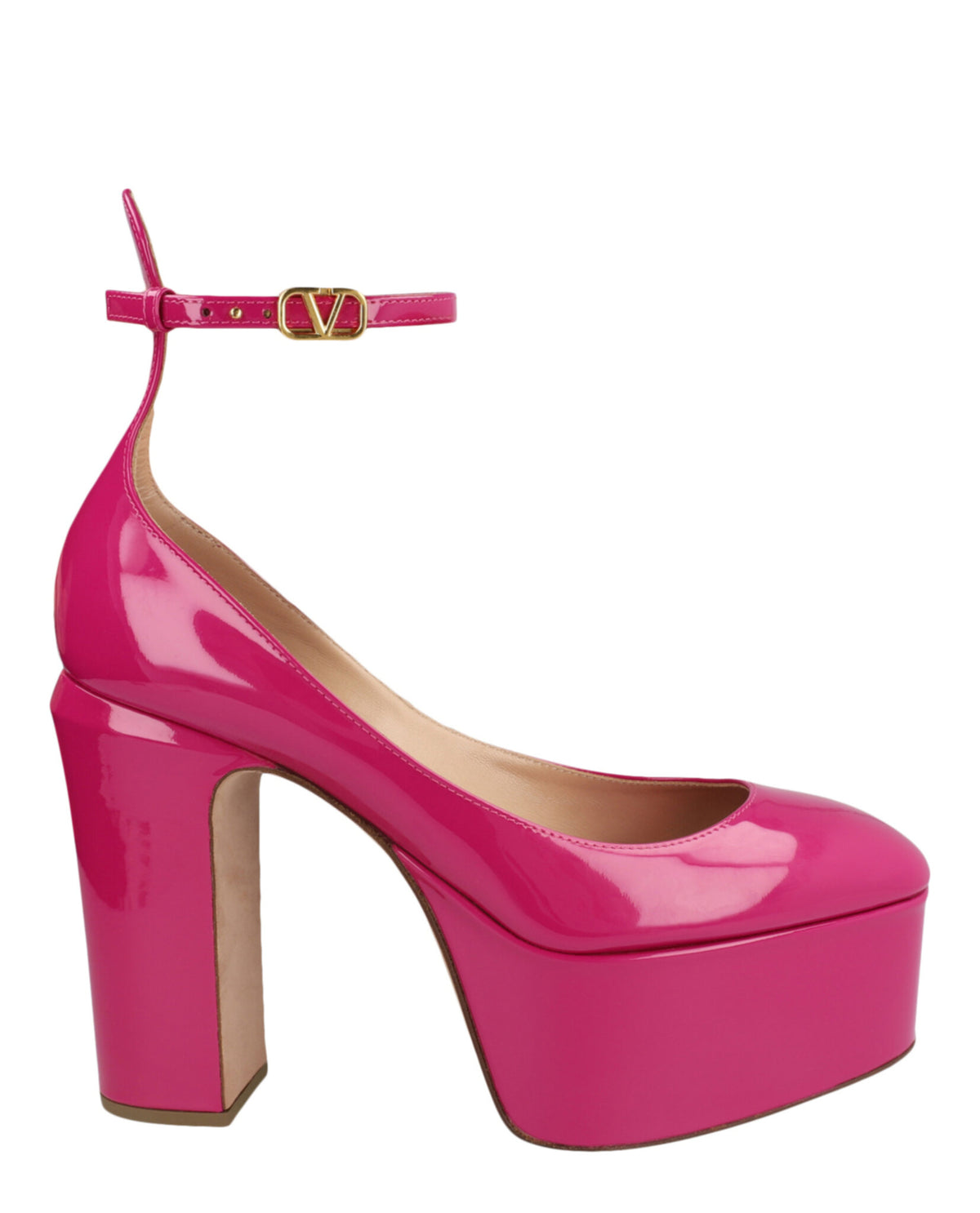 Valentino Valentino Womens Tan-Go Platform Heels