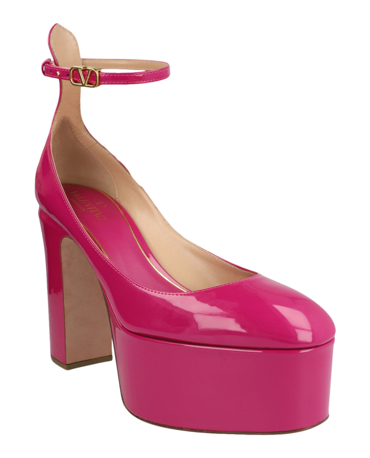 Valentino Valentino Womens Tan-Go Platform Heels