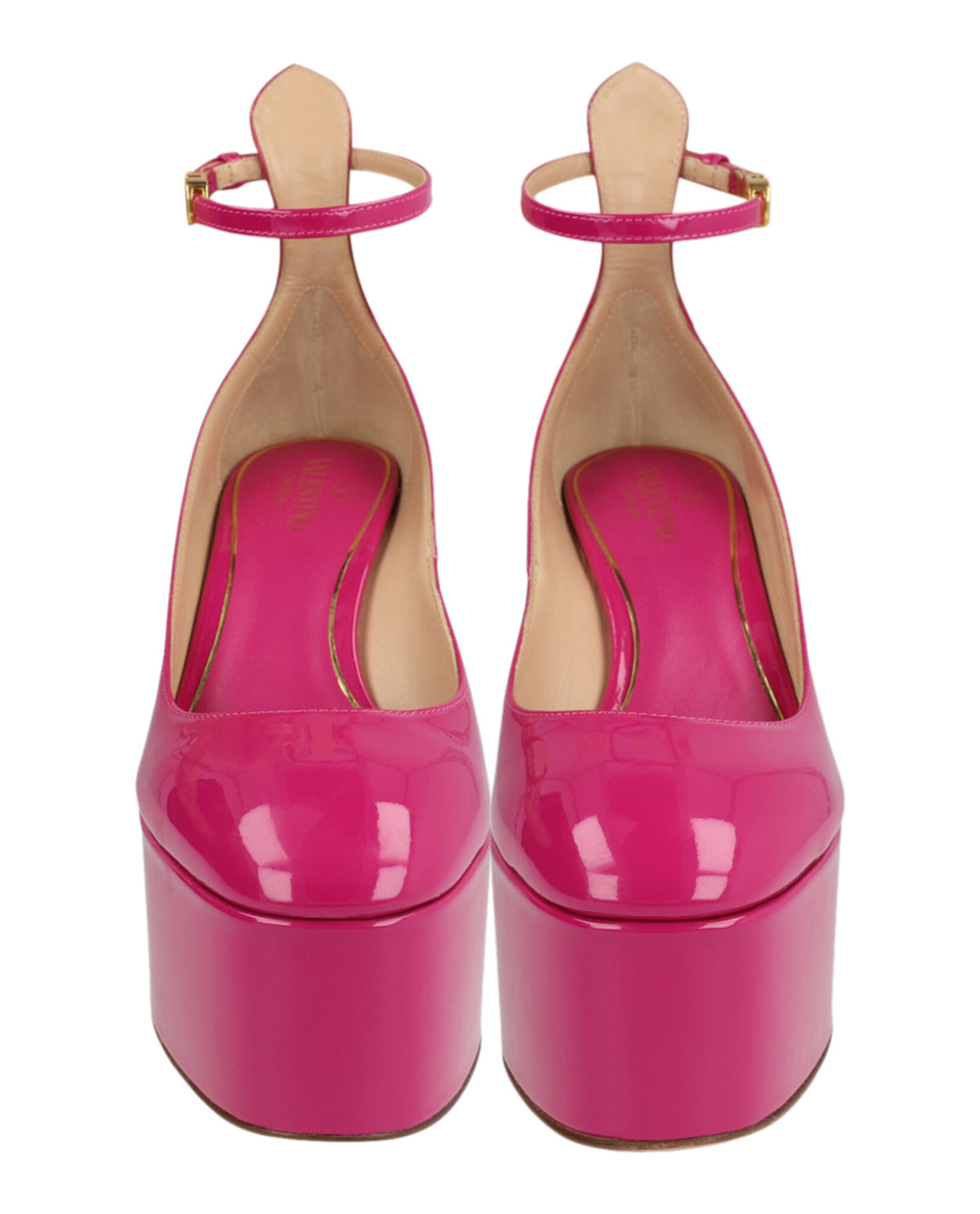 Valentino Valentino Womens Tan-Go Platform Heels