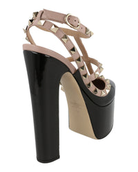 Valentino Valentino Womens Rockstud Cage Platform Pumps