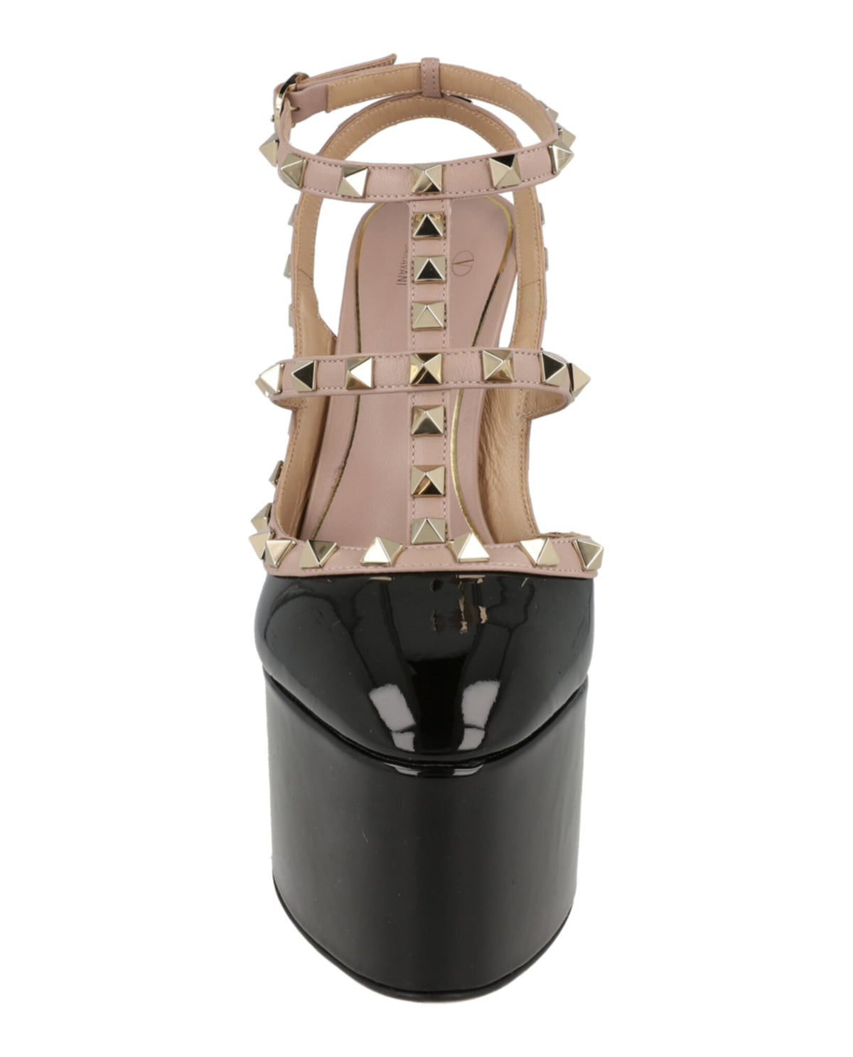 Valentino Valentino Womens Rockstud Cage Platform Pumps