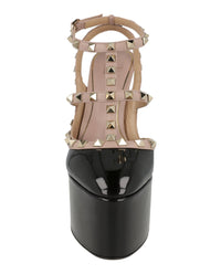 Valentino Valentino Womens Rockstud Cage Platform Pumps