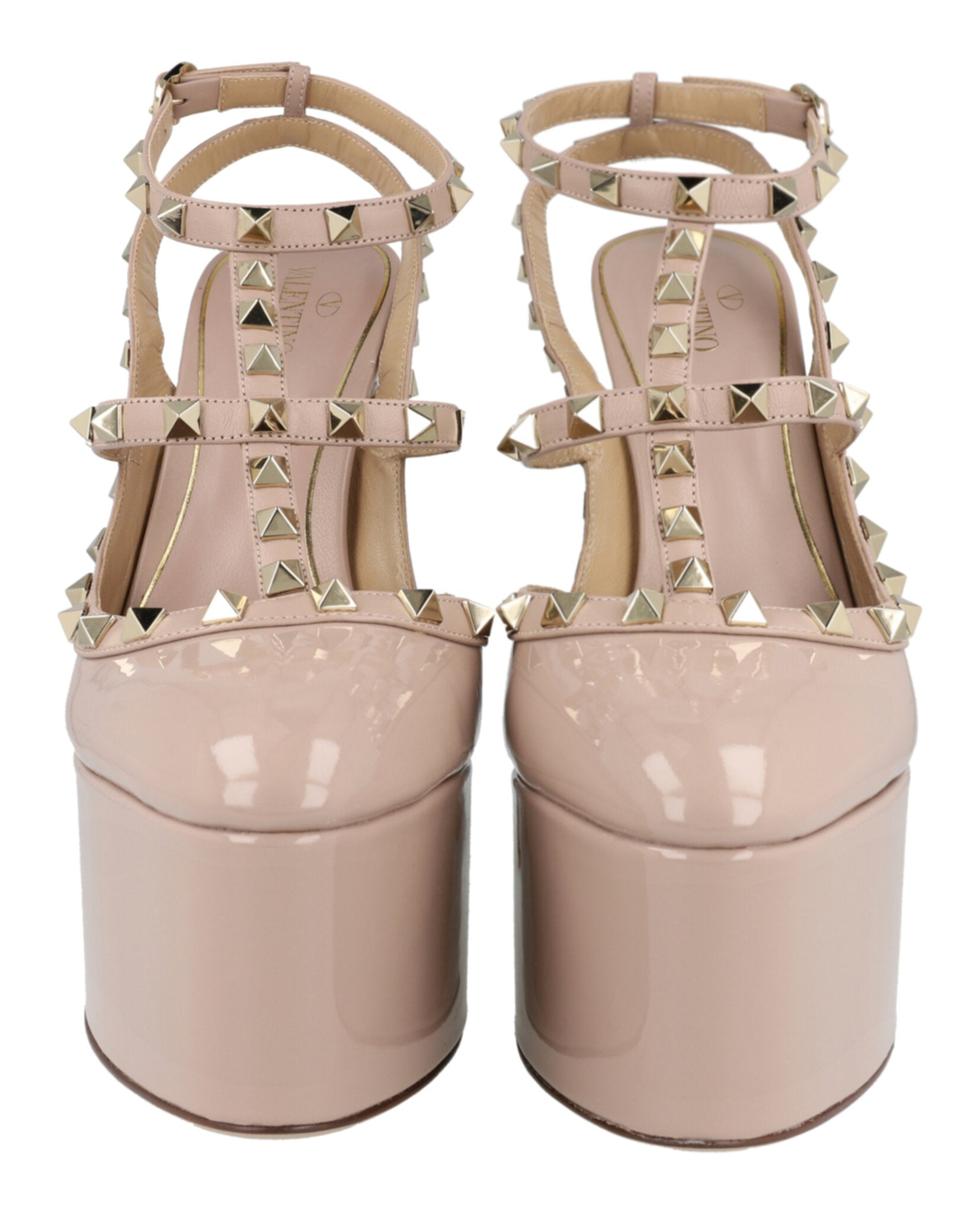Valentino Womens Rockstud Patent Leather Platform Pumps – Bluefly