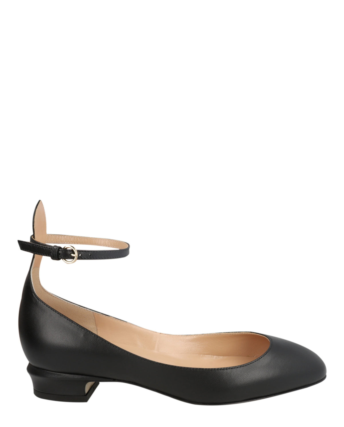 Valentino Valentino Womens Tan-Go Leather Ballet Flats