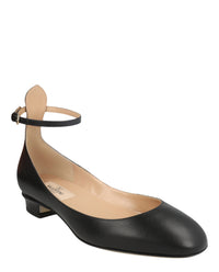 Valentino Valentino Womens Tan-Go Leather Ballet Flats