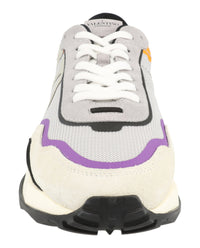 Valentino Mens VLogo Netrunner Suede Low-Top Sneakers