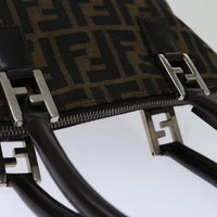 Fendi Zucca Brown Canvas Handbag (Authentic Pre-Loved)