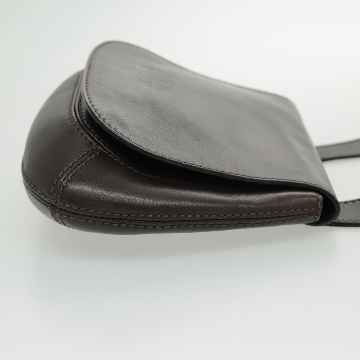 Bally Black Leather Shoulder Bag (Pre-Owned)