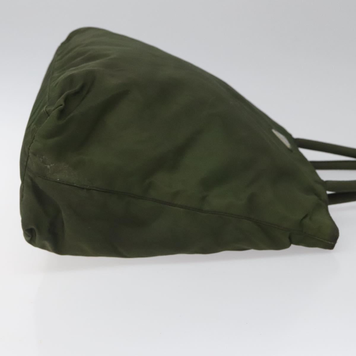 Prada Tessuto Green Synthetic Handbag (Pre-Owned)