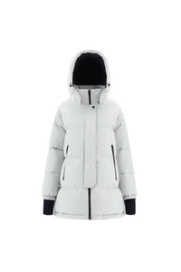 Herno Herno Women's Laminar Oversize Gore-Tex Windstopper Coat Ice
