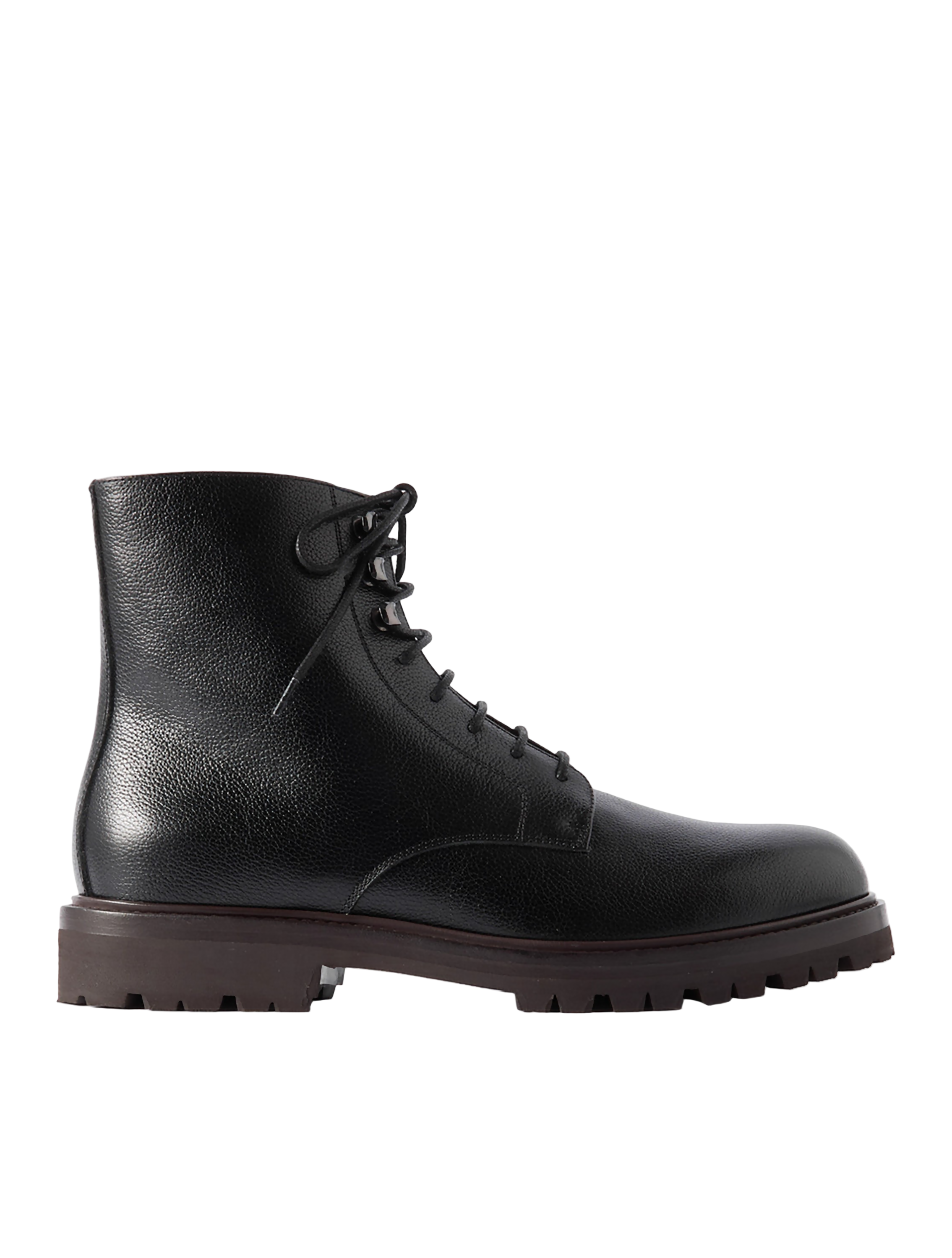 BRUNELLO CUCINELLI MENS ANKLE BOOTS IN NERO