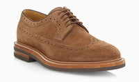 Brunello Cucinelli Men’s Brown Suede Derby Shoes