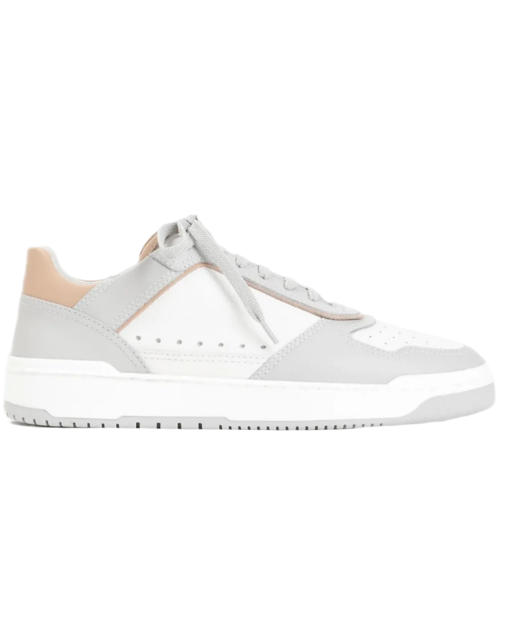 Brunello Cucinelli Leather and Suede Low-Top Sneakers with Perforated Panels