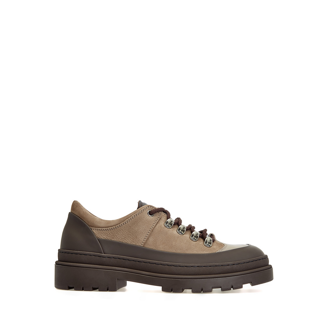 Brunello Cucinelli Men's Laced Shoes In Brown 7 Brown