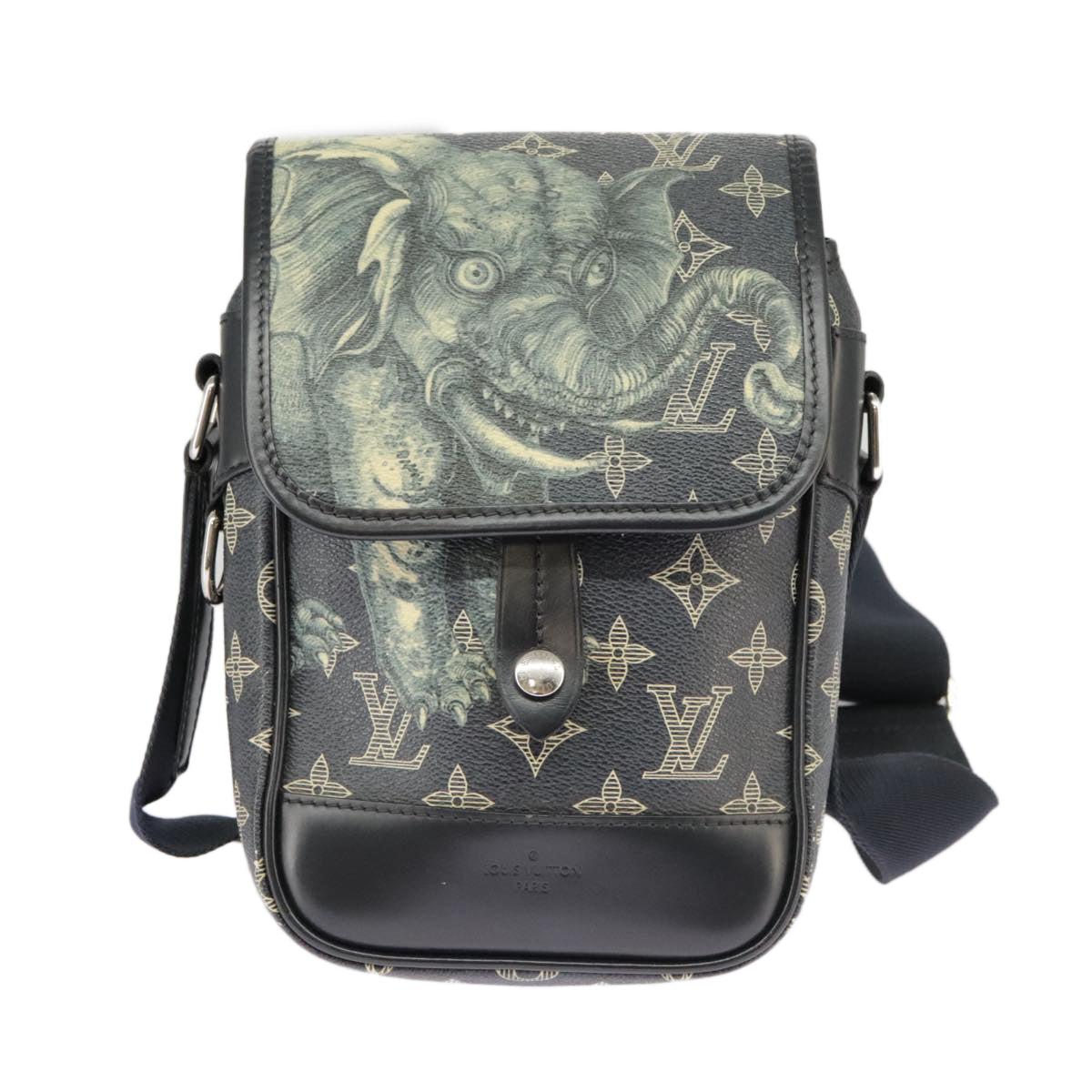 Louis Vuitton Messenger Navy Canvas Shoulder Bag (Pre-Owned)