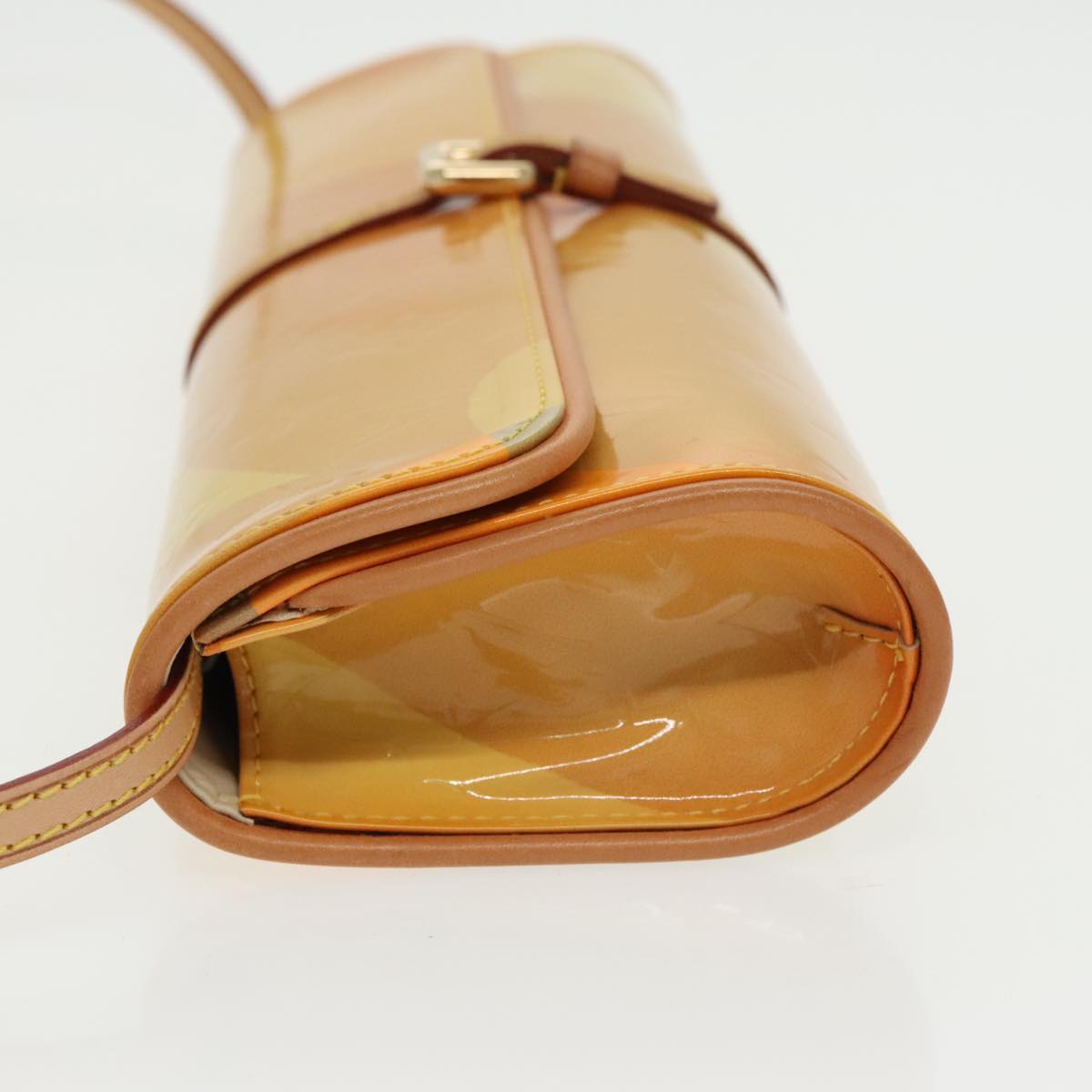 Louis Vuitton Fleur Yellow Patent Leather Shoulder Bag (Pre-Owned)