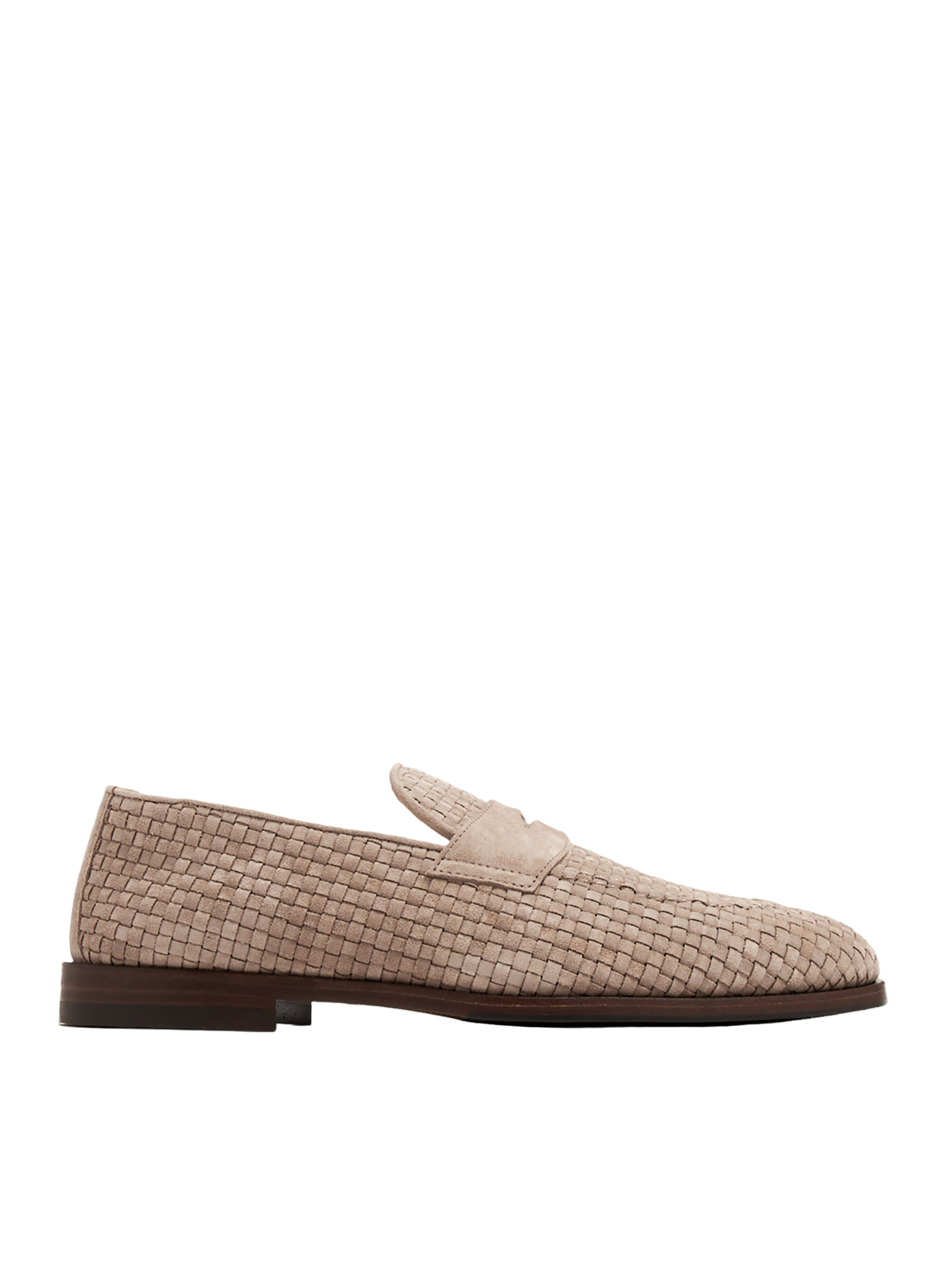 BRUNELLO CUCINELLI MENS LOAFERS IN BEIGE