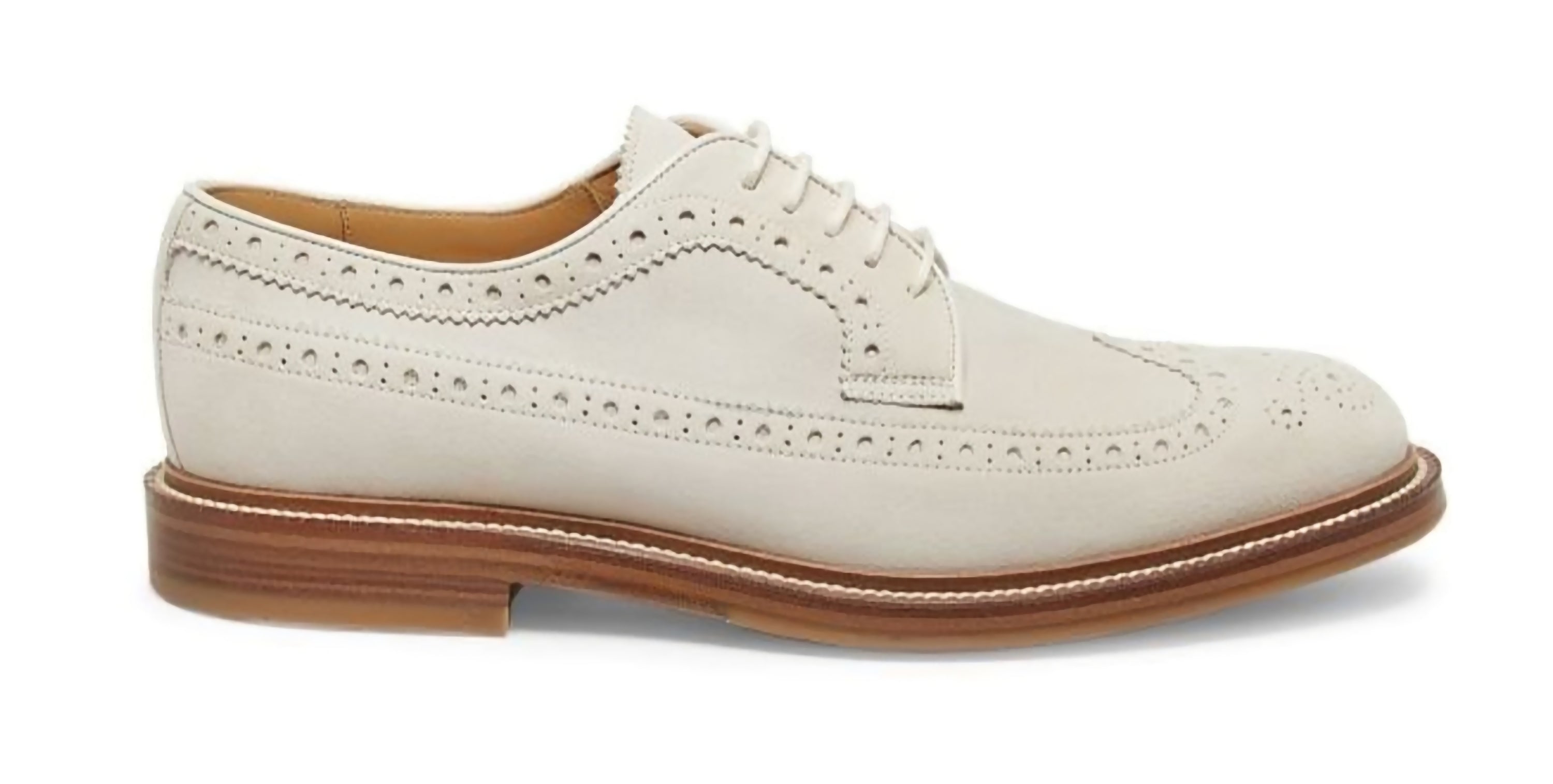 BRUNELLO CUCINELLI MENS SHOES WITH LACES IN LIGHT BEIGE