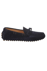 BRUNELLO CUCINELLI MENS LOAFERS IN NAVY