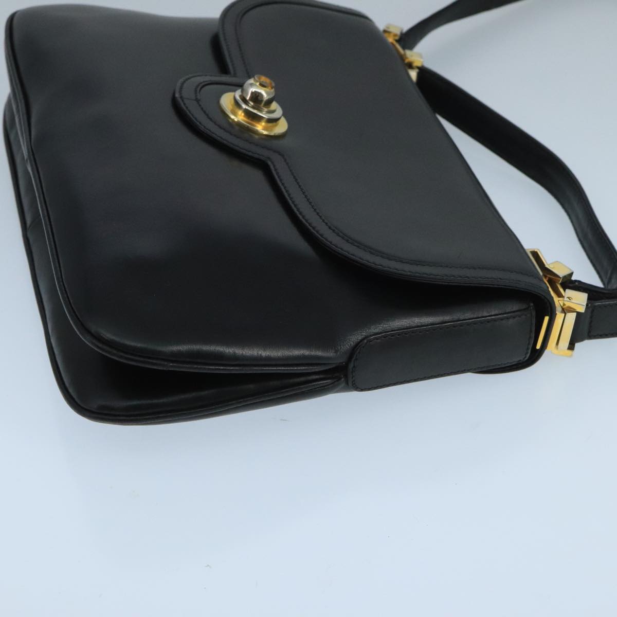 Gucci Black Leather Shoulder Bag (Pre-Owned)