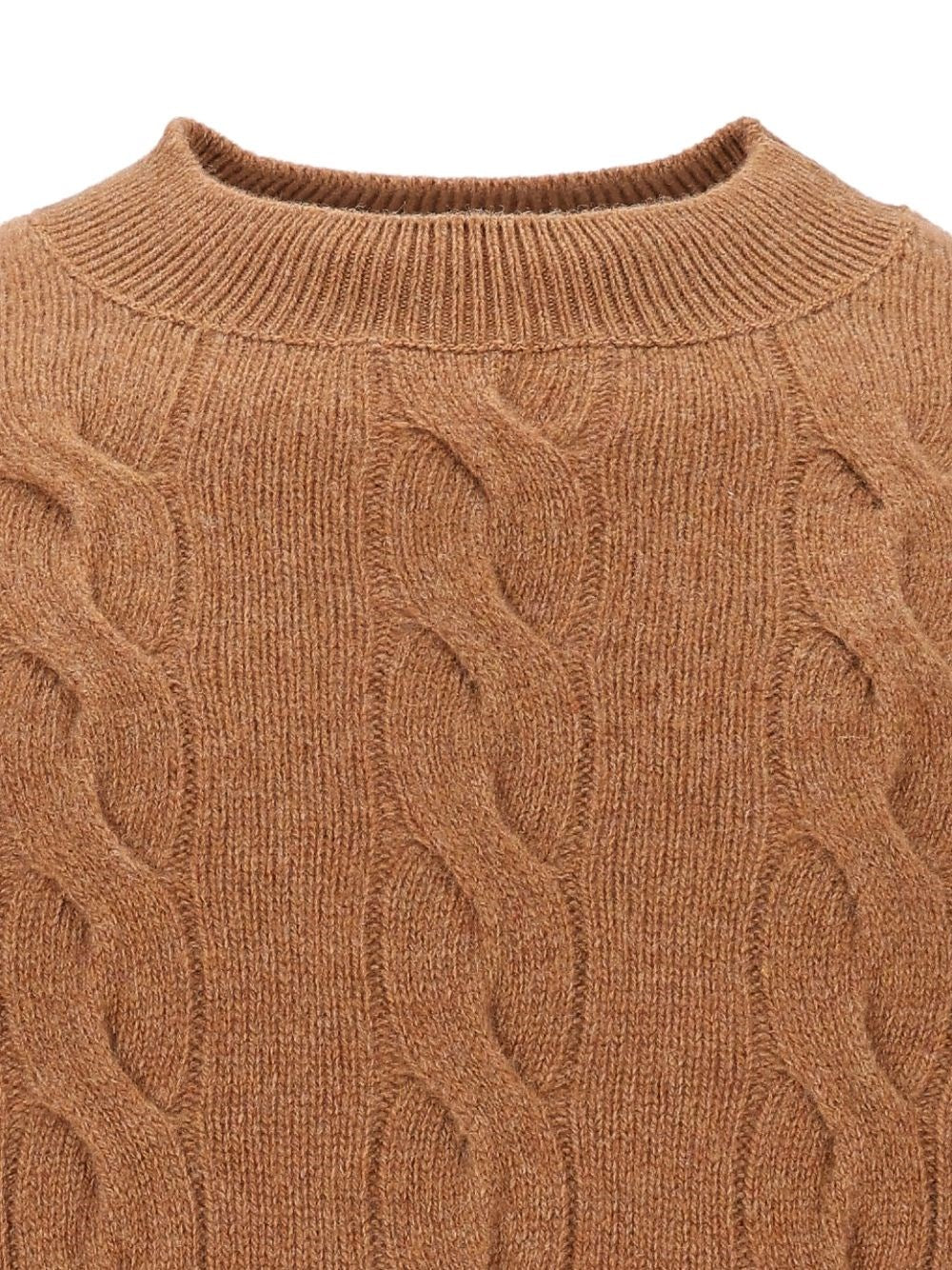 Ami Women Cable-Knit Sweater