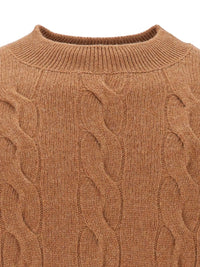 Ami Women Cable-Knit Sweater