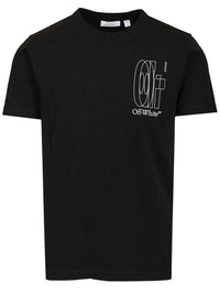 Off-White Men Outline Double Arrow Slim T-Shirt