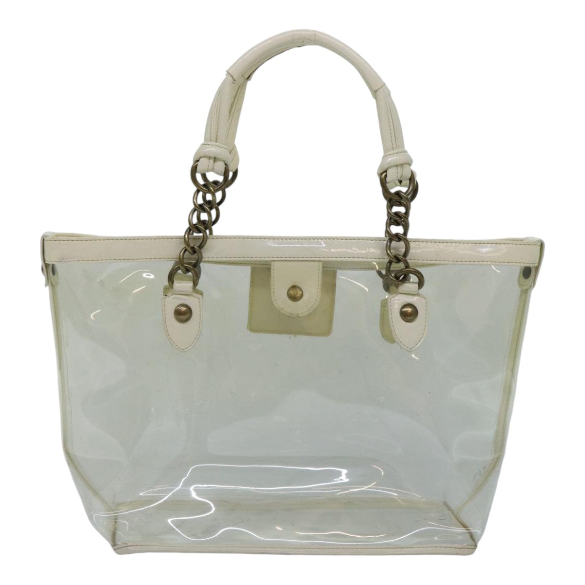 Burberry Transparent Vinyl Shoulder Bag (Pre-Owned)