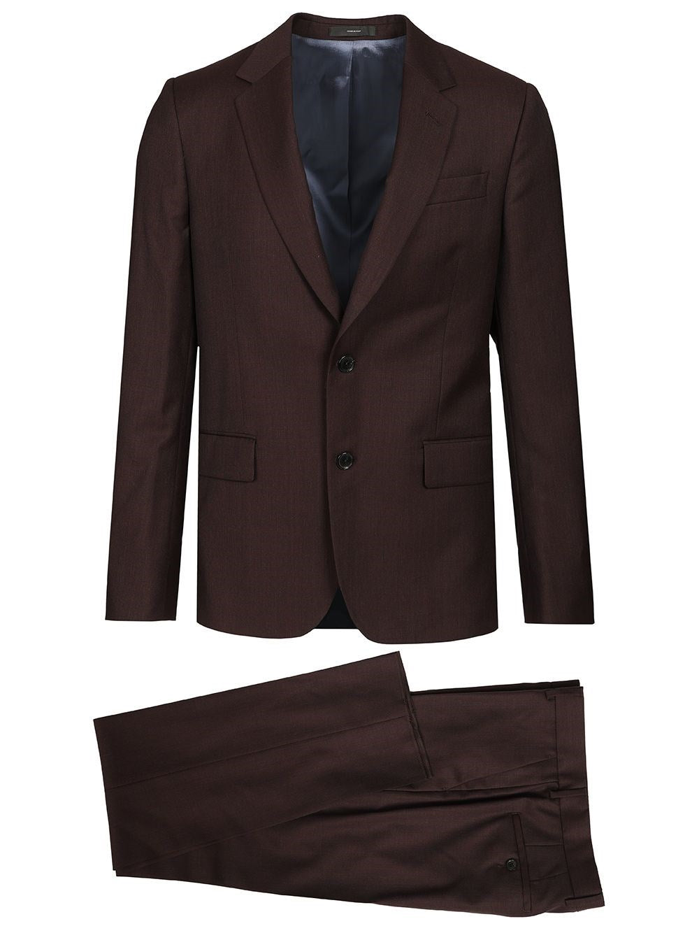 Paul Smith Men Tailored Single-Breasted Wool Suit