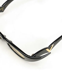 Valentino Garavani Women Black Acetate Sunglasses
