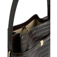 TOTEME Toteme Croc-Embossed Bucket Bag Women