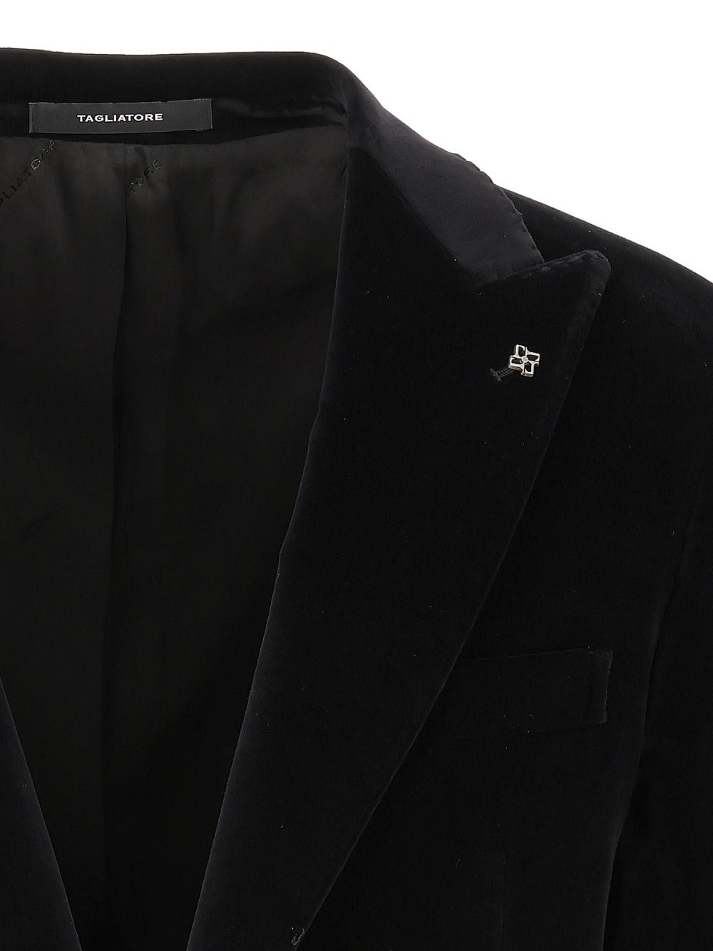 Tagliatore Tagliatore Men Napoli Stretch Velvet Blazer