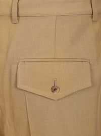 Celine Women "Montauk" Wool Trousers